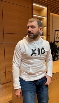 Толстовка "X10" белая