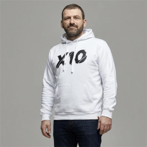 Толстовка "X10" белая